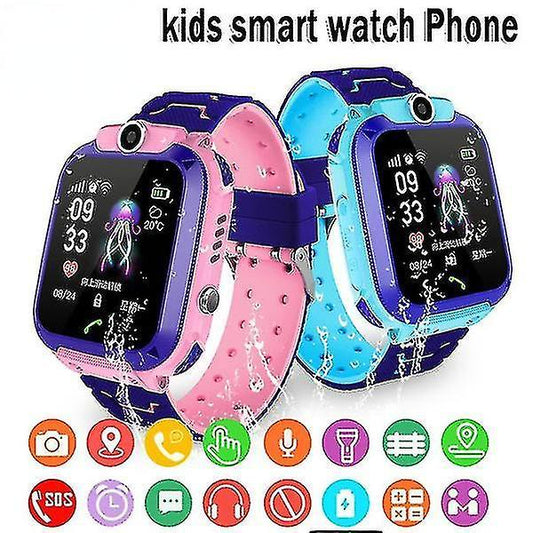 Children's Smart Watch Sos Phone Watch Smartwatch For Kids Sim Card Photo Waterproof Ip67 Kids Gift For Ios Android