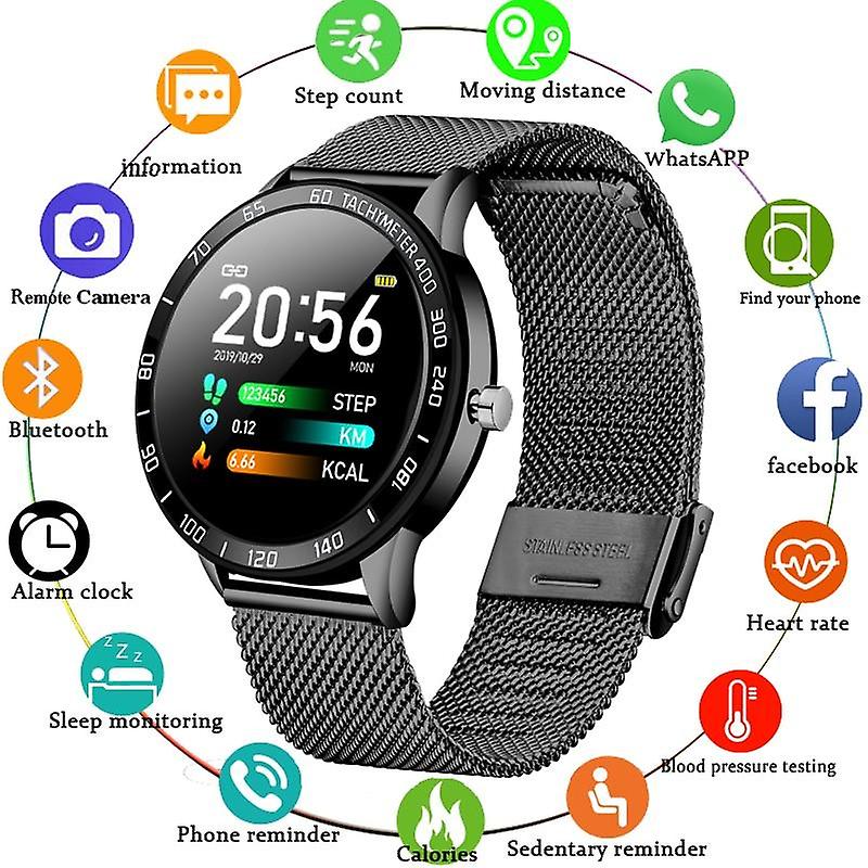 Activity Monitors smart watch oled-color screen heart-rate blood-pressure fitness tracker