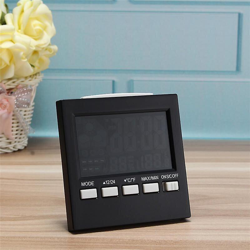 Alarm Clocks HTC-1 LCD Digital Hygrometer Thermometer Temperature Humidity Meter Room Indoor Clock