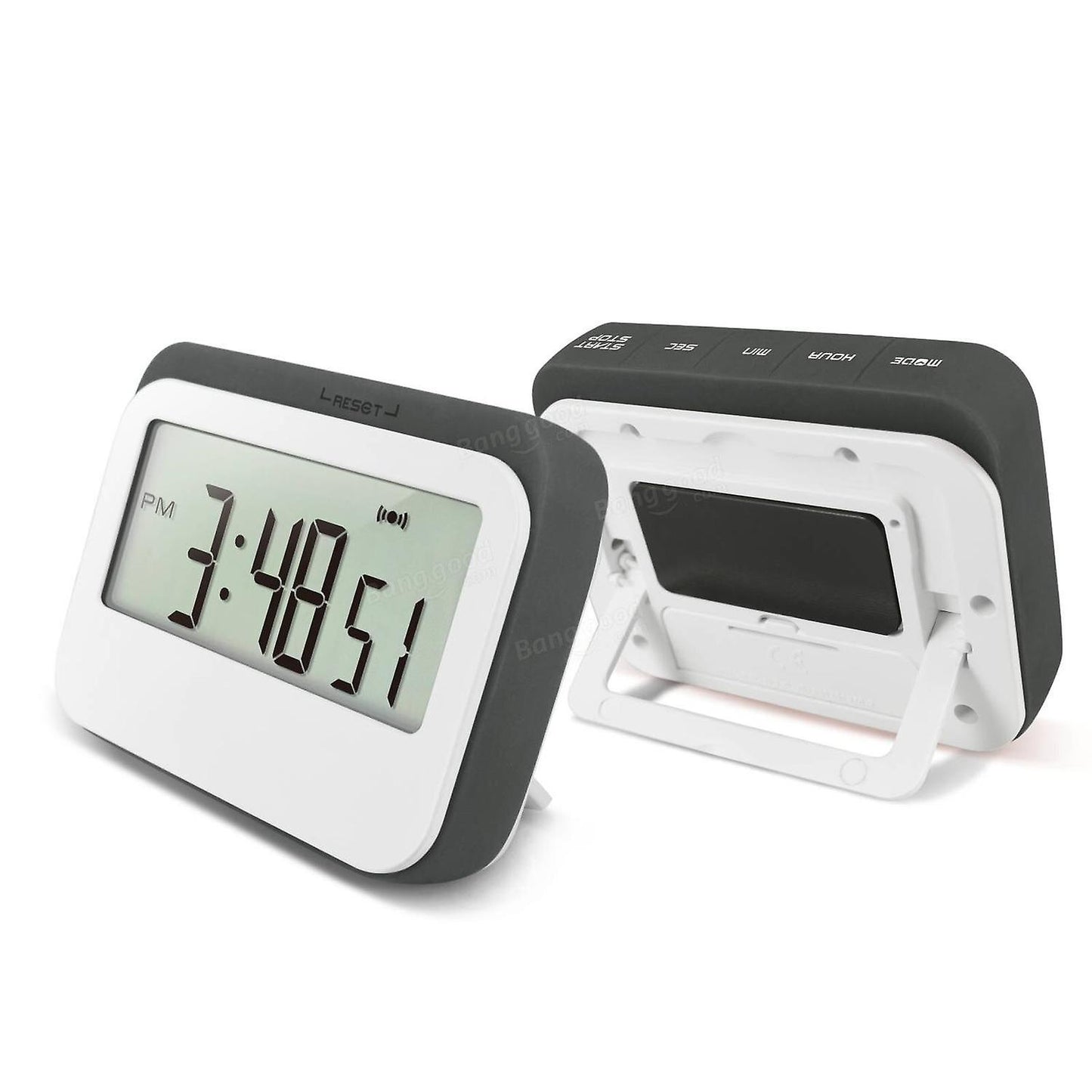 Alarm Clocks Magnetic Digital Timer C/W Back Stand With 12/24 Hours Interchangeable Countdown Timer Alarm Clock