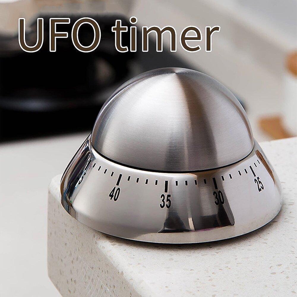 Alarm Clocks Kitchen timer stainless steel cooking eggs 60 minutes mechanical alarm clock baking cooking tools