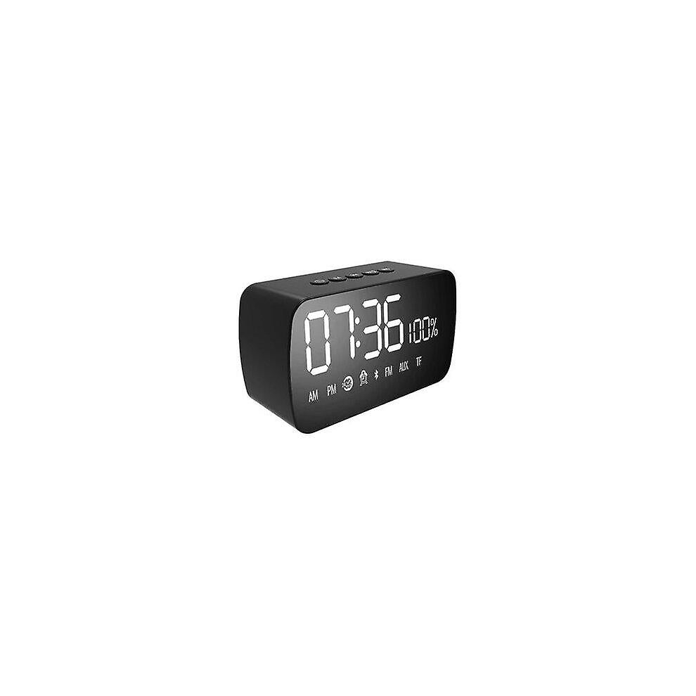 Alarm Clocks LED Digital Alarm Clock USB Mirror Display Bluetooth AUX Radios Speaker Portable