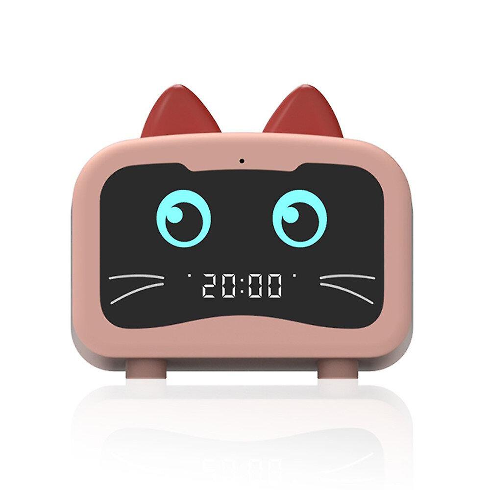 Alarm Clocks New Smart Cute Pet LED Digital Alarm Clock Totoro Bluetooth Speaker With Radio