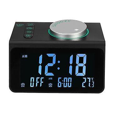 Alarm Clocks 87.5-108MHz FM Radio Alarm Clock Charger for Mobile Phone