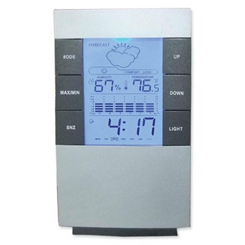 Alarm Clocks Projection LCD Display Digital Alarm Clocks Temperature Weather Station Bedroom