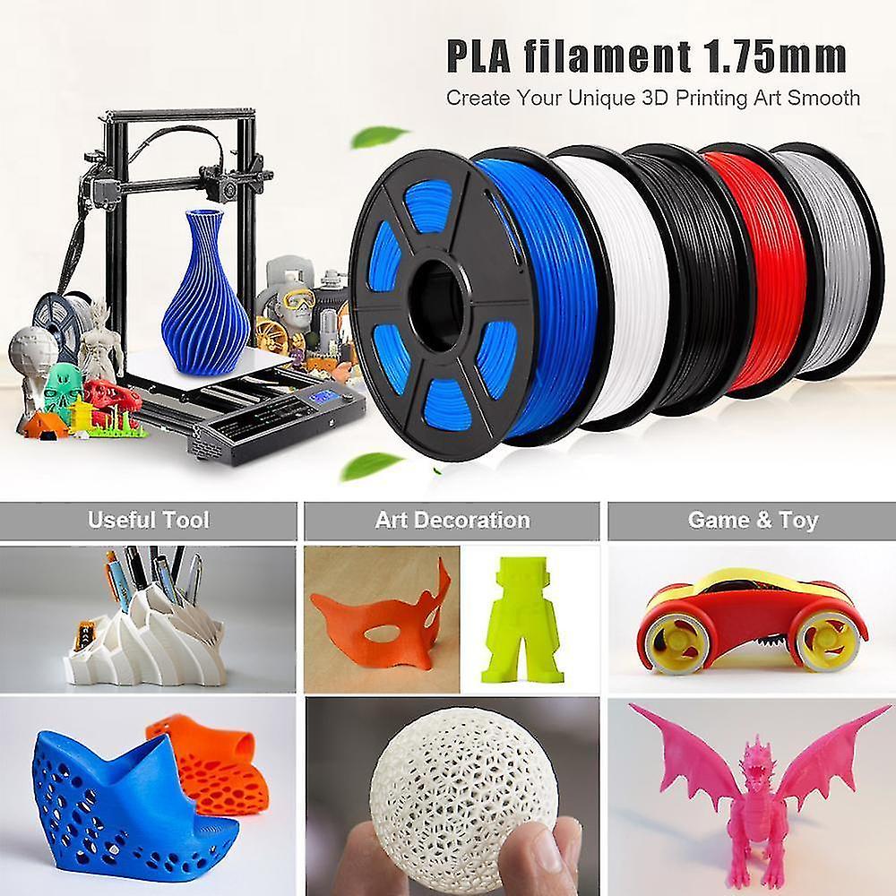 3D Printer Accessories Pla twinkling filament 1kg 1.75mm diameter tolerance 0.02mm pla twinkle blue black sparkle glitter