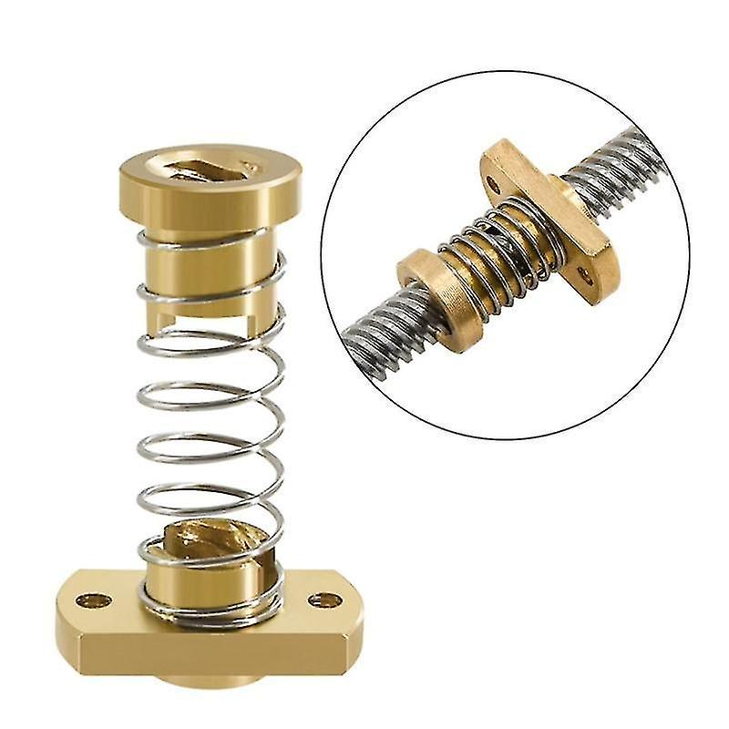 3D Printer Accessories Z axis trapezoid motor screw nuts t8 nut pom nut lead 8mm pitch 2mm for creality