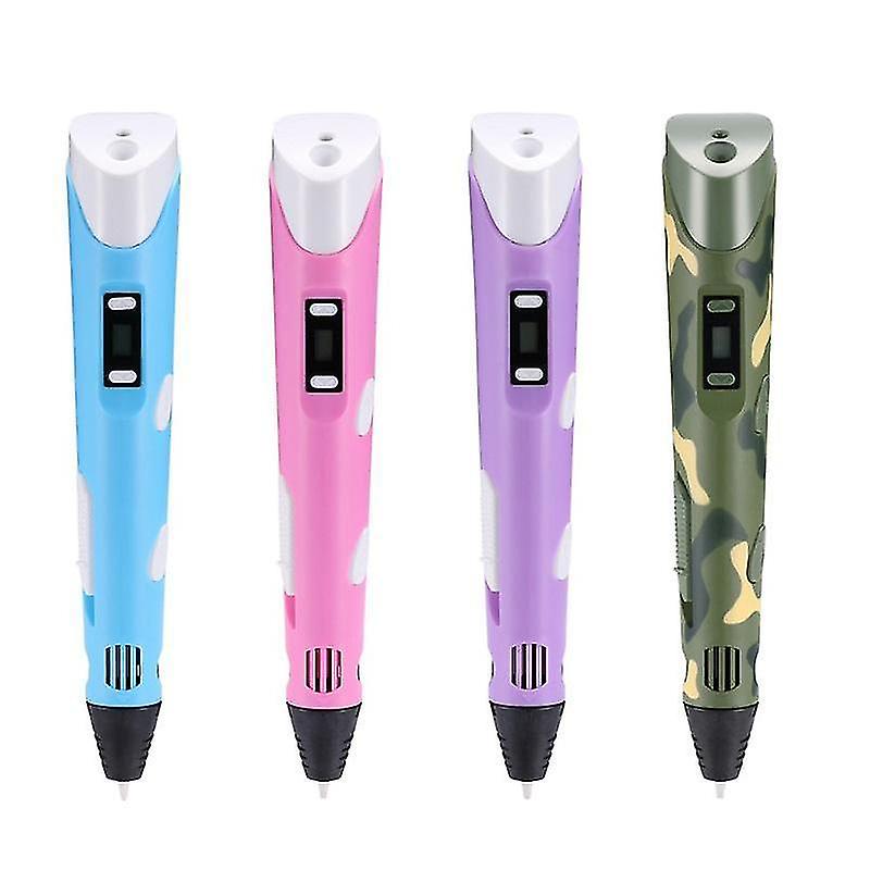 3D Printers 3D printing pen digital display intelligent 3d pen high temperature 3d graffiti painting pens with