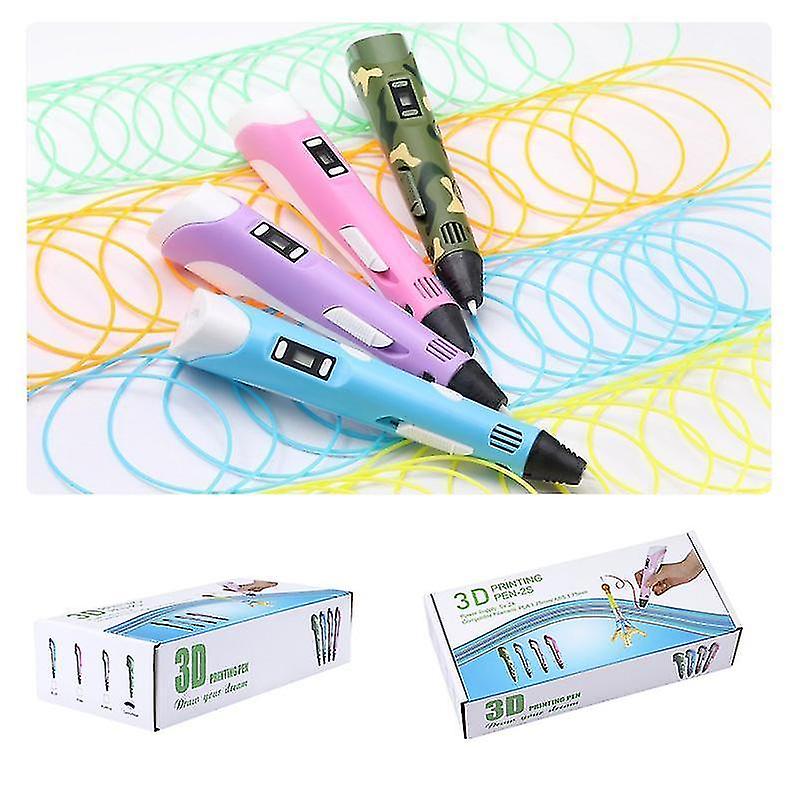 3D Printers 3D printing pen digital display intelligent 3d pen high temperature 3d graffiti painting pens with