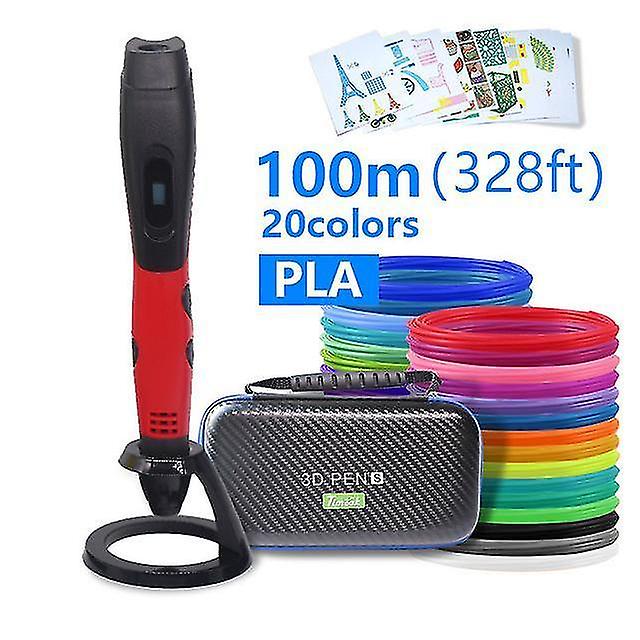 3D Printers High quality 3d pen 3d printing pen abs and pla filament 1.75mm. usb output low voltage security