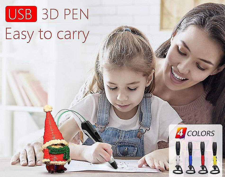 3D Printers High quality 3d pen 3d printing pen abs and pla filament 1.75mm. usb output low voltage security