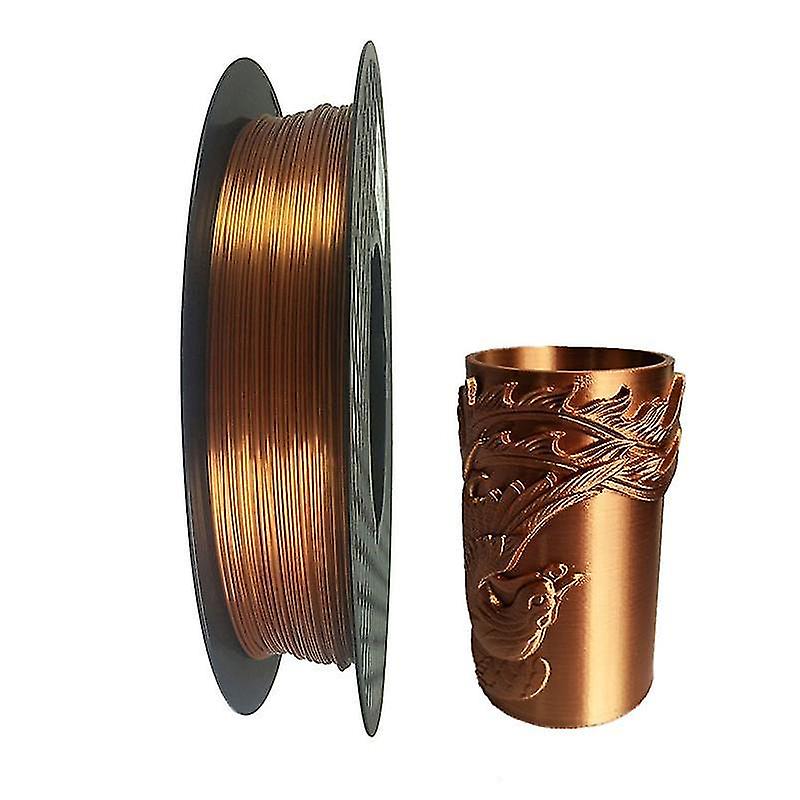 3D Printer Accessories Coloful 1.75mm pla 3d printer filament 500g shiny silk pla 3d diy filament black gold rainbow pla