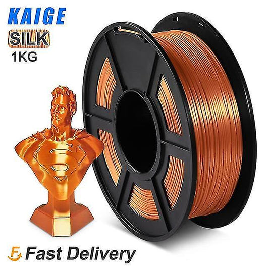 3D Printer Accessories Kaige pla silk sublimation filament 1kg 1.75mm tolerance +0.02mm 3d printer silk effect refills