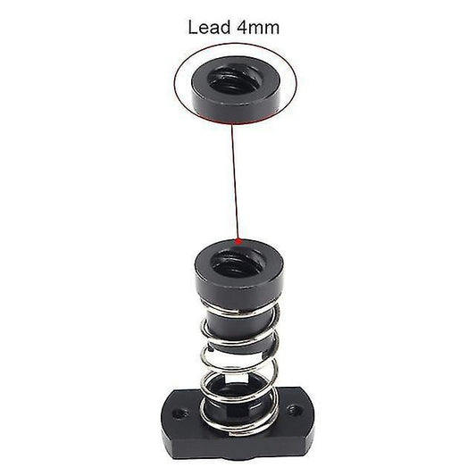 3D Printer Accessories Anti backlash nuts t8 pom elimination spring loaded nut 3d printer for lead 2mm 4mm/8mm acme