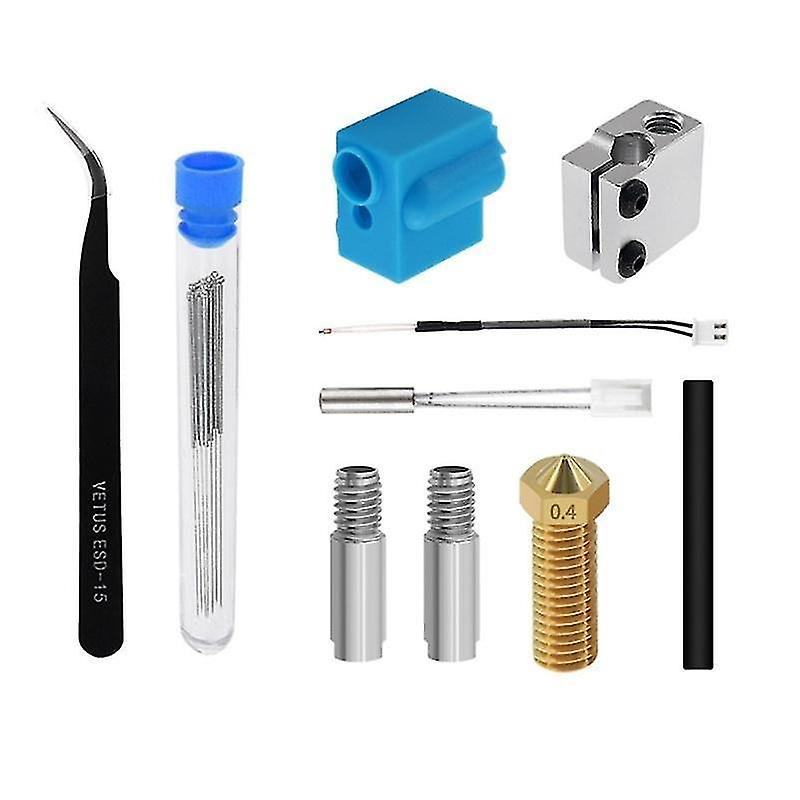 3D Printer Accessories For artillery 3d printer sidewinder x1 genius nozzle hotend silicone sleeve thermistor heating rod