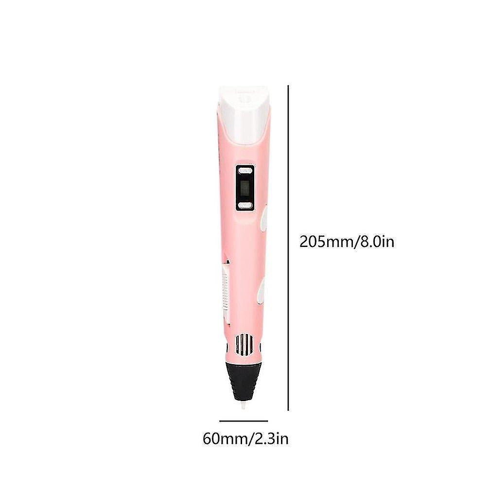 3D Printers 3D printing pen diy drawing pen with lcd display 3d pen with 10 colors 50 meter pla filament