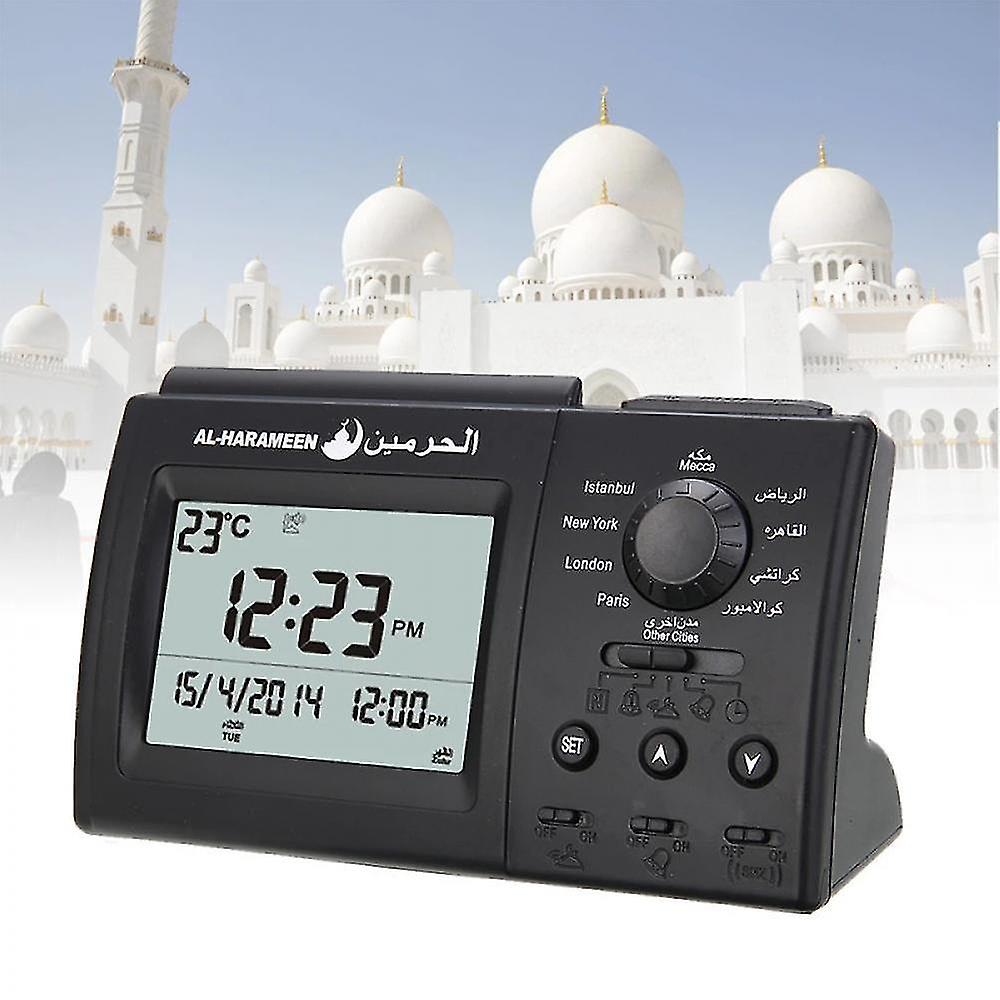 Alarm Clocks Abs Alarm Clock Automatic Islamic Azan Digital Alarm Clock Muslim Prayer Adhan Qibla Alarm Wall Desk