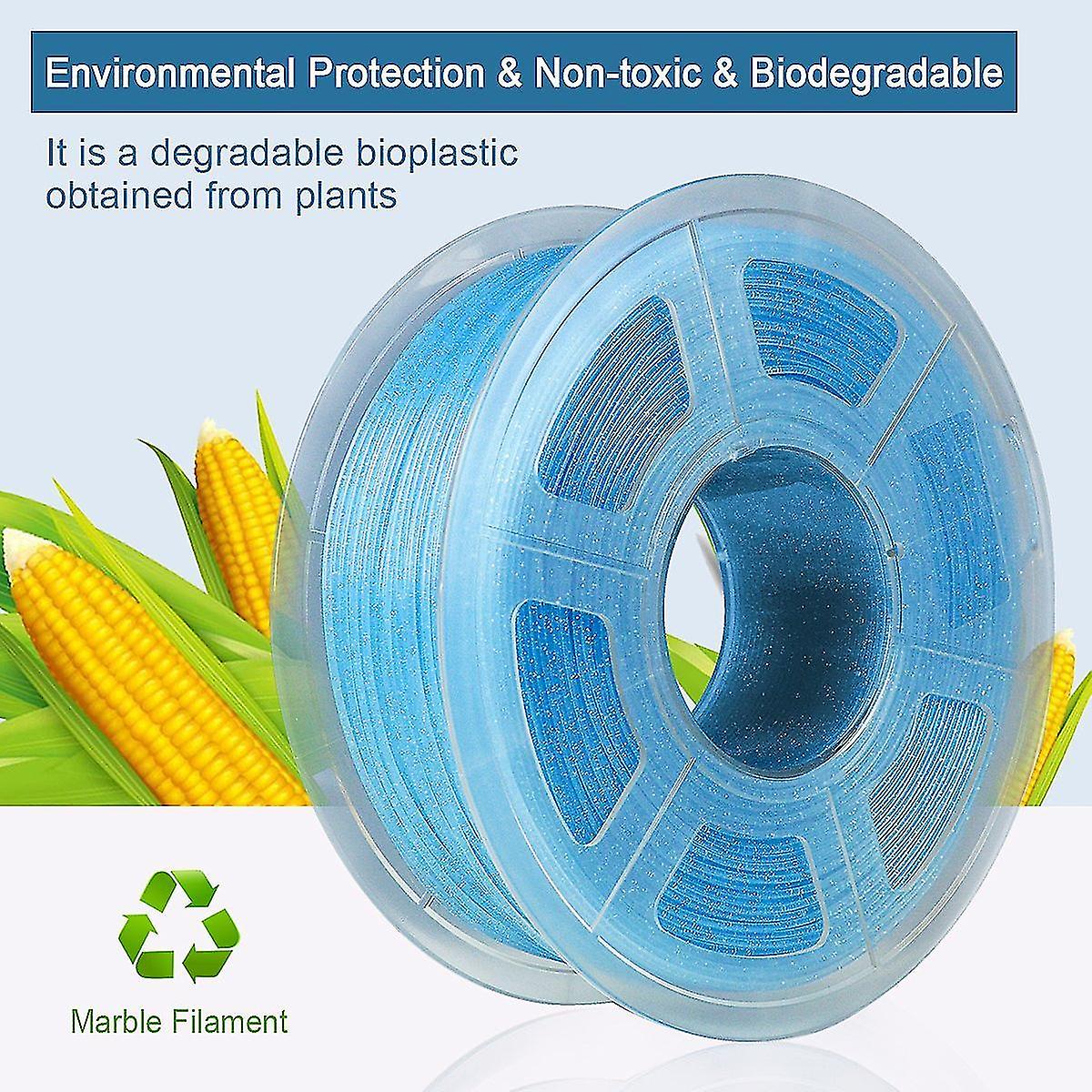 3D Printer Accessories Enotepad pla sparkle 3dprinter filament 1.75mm 2.2lb 1kg spool dimensional accuracy +/ 0.02mm