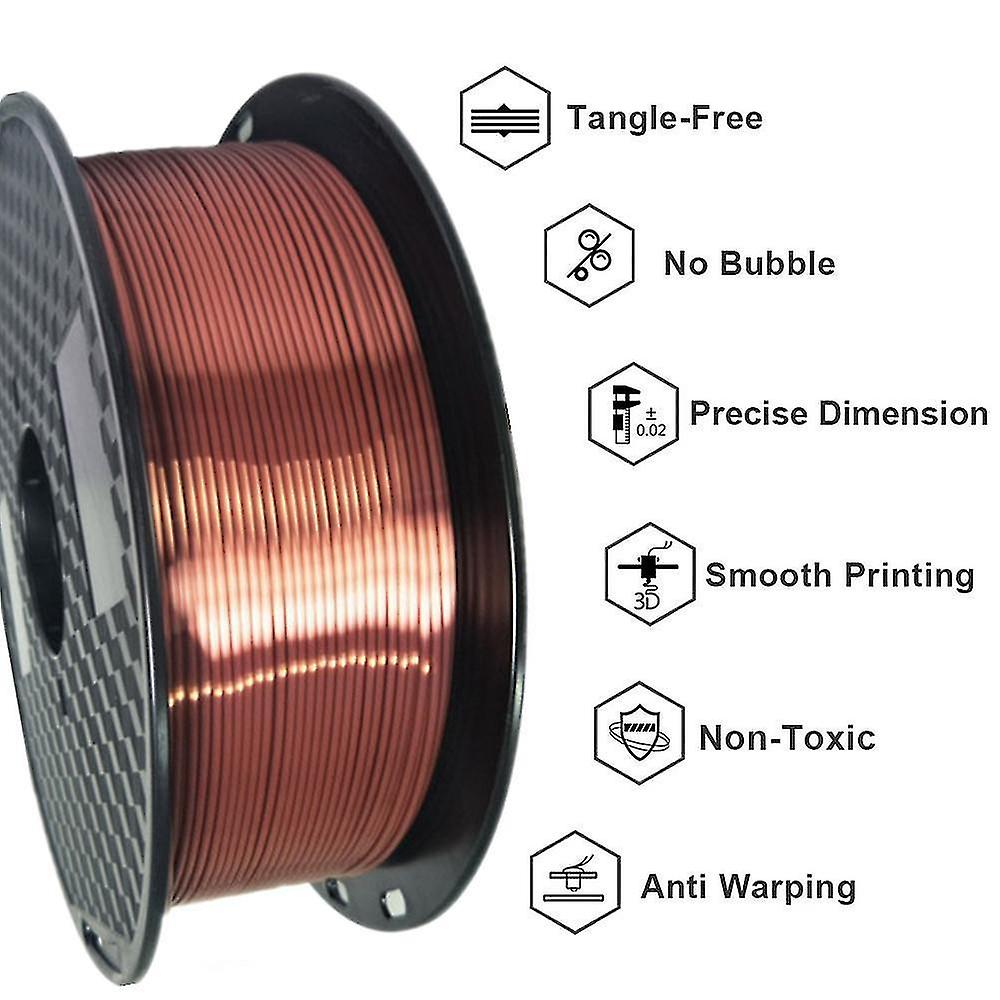 3D Printer Accessories 1.75Mm 3d printer filament pla silk texture 0.25kg 250g shine silky 3d pen printing filaments rich