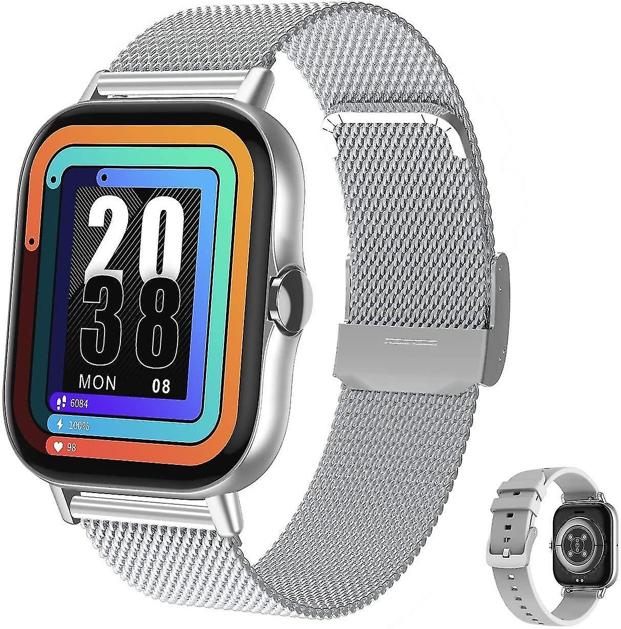 Activity Monitors Smart watch for Unisex with bluetooth calls heart rate and physical activity monitor 1.78 ''