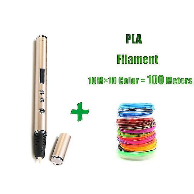 3D Printers Lihuchen 3d pen rp900a diy 3d printing pen support abs/pla filament 1.75mm creative toy gift for