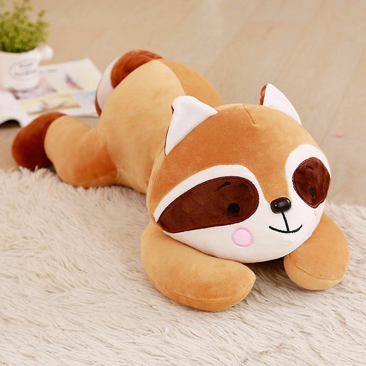 Baby Gift Sets 55cm Cute Raccoon Plush Toys Kawaii Stuffed Bear Animals Plush Doll