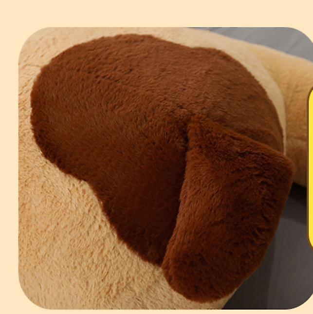 Baby Gift Sets 1pc 70CM Giant Size Soft Lying Dog Plush Toys Stuffed Animal Sleep Cushion Pillow Dolls Black