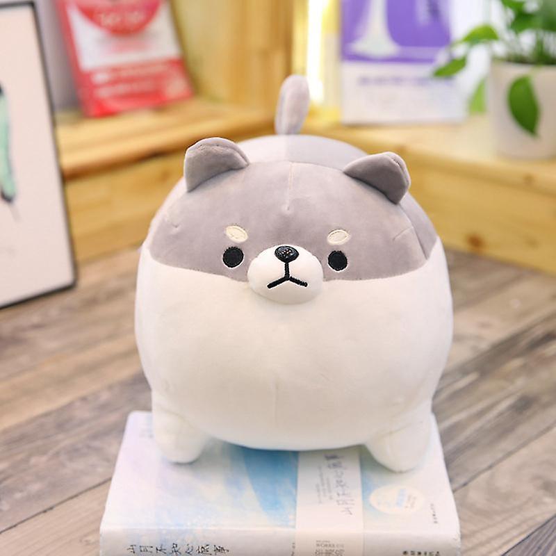 Baby Gift Sets 50cm Cute Shiba Inu Dog Plush Toy Stuffed Soft Kawaii Animal Cartoon Pillow Lovely Gift Grey