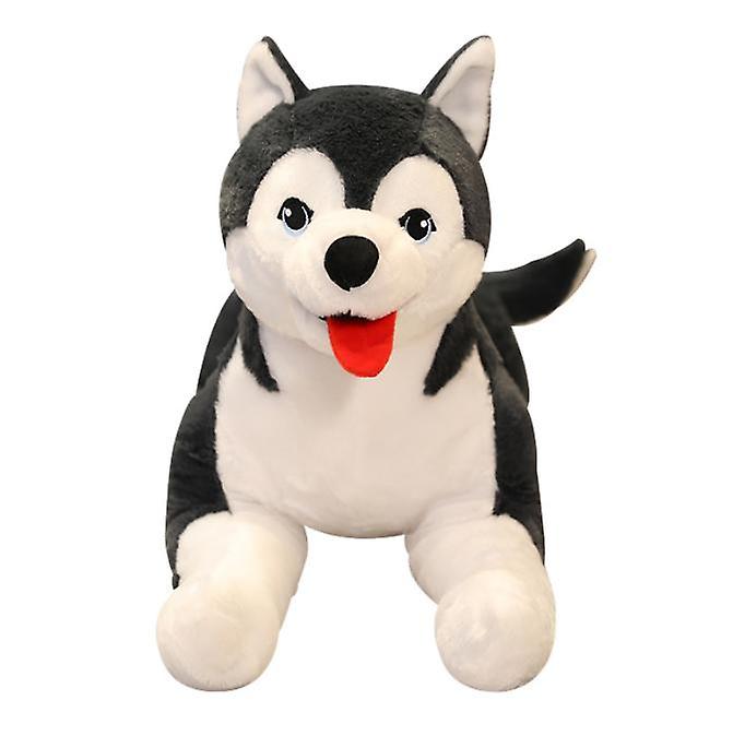 Baby Gift Sets 1pcs 70cm Lifelike Husky Dog Plush Toy Simulation Stuffed Dog Animal Toys