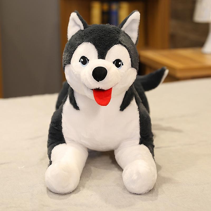 Baby Gift Sets 1pcs 70cm Lifelike Husky Dog Plush Toy Simulation Stuffed Dog Animal Toys