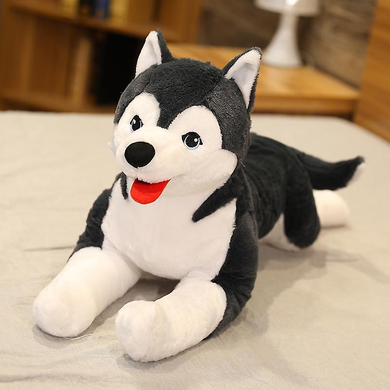 Baby Gift Sets 1pcs 70cm Lifelike Husky Dog Plush Toy Simulation Stuffed Dog Animal Toys