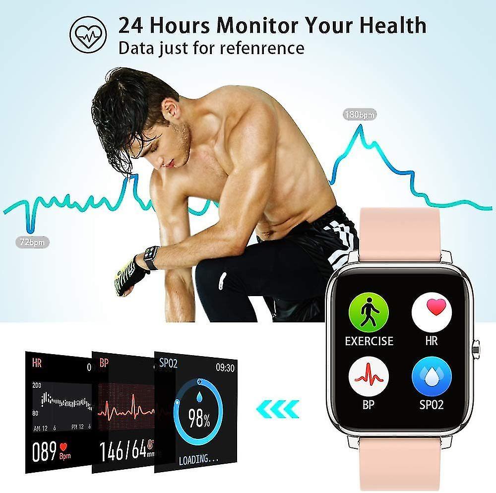 Activity Monitors smart watch Women Men smart watch Cadiofrequency Monitor Sleep Blood Pressure Smart Watch Compatible