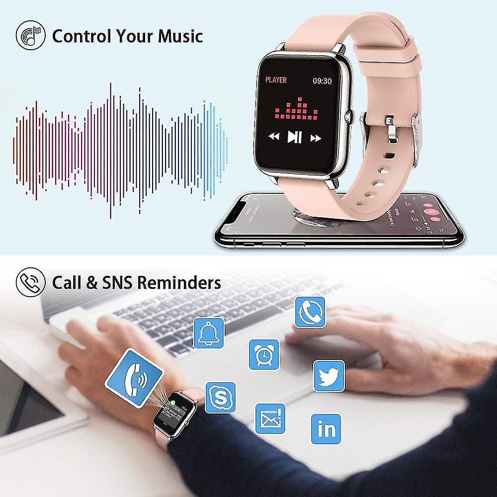 Activity Monitors smart watch Women Men smart watch Cadiofrequency Monitor Sleep Blood Pressure Smart Watch Compatible