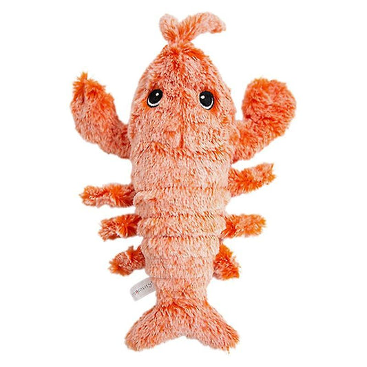 Cat Toys USB Electric Simulation Lobster Plush Toys Doll Stuffed Sea Animal Fish Lobster Dancing