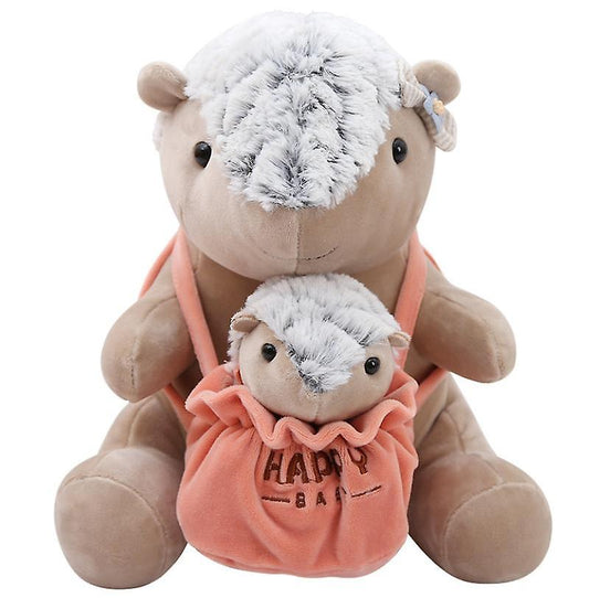 Baby Gift Sets Good Quality Sitting Mother And Baby Plush Toys Stuffed Soft Animal Dolls Kids Gift