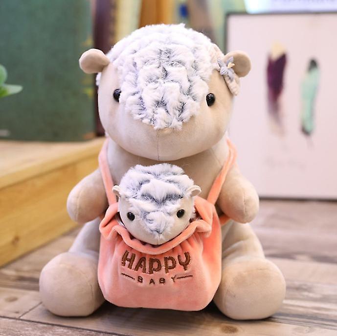 Baby Gift Sets Good Quality Sitting Mother And Baby Plush Toys Stuffed Soft Animal Dolls Kids Gift