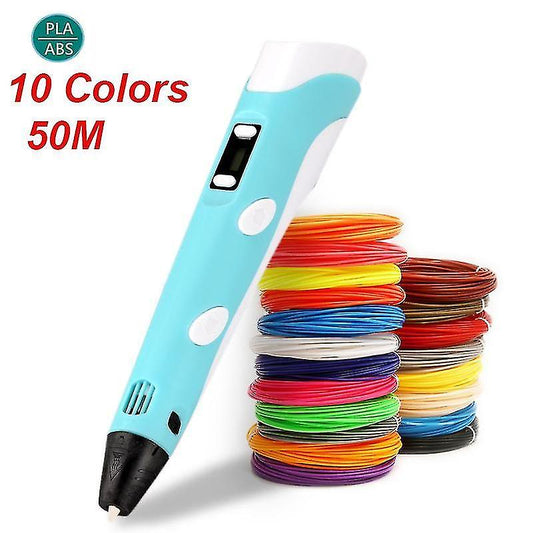 3D Printers Diy 3d pen 3d printing pen printer pen graffiti 3d drawing pen stift pla filament for kids child