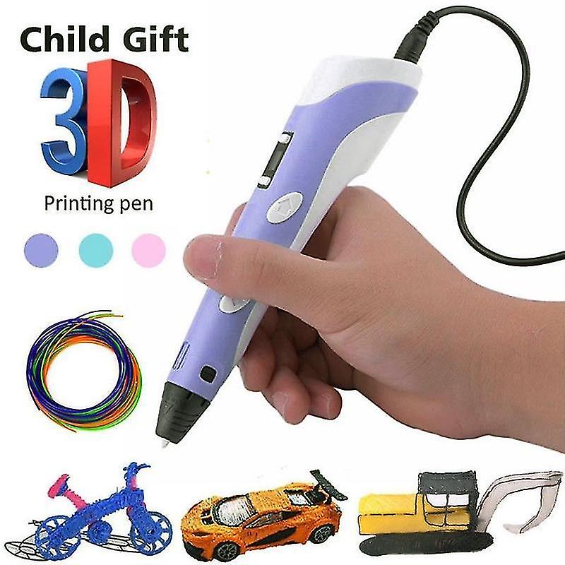 3D Printers 3D pen screen diy 3d printing pen with abs pla filament creative toy gift 3 d printer pen drawing