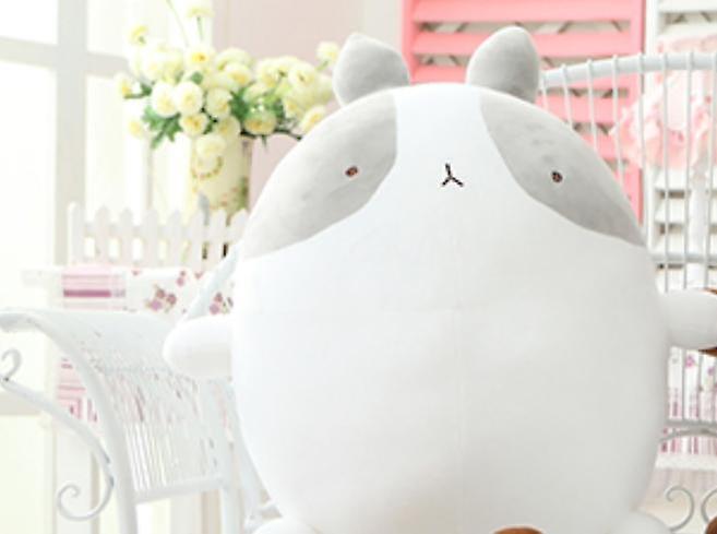 Baby Gift Sets 40cm Cute Molang Animal Rabbit Cuddly White Bunny Stuffed Doll Baby Plush Toy Doll Gray