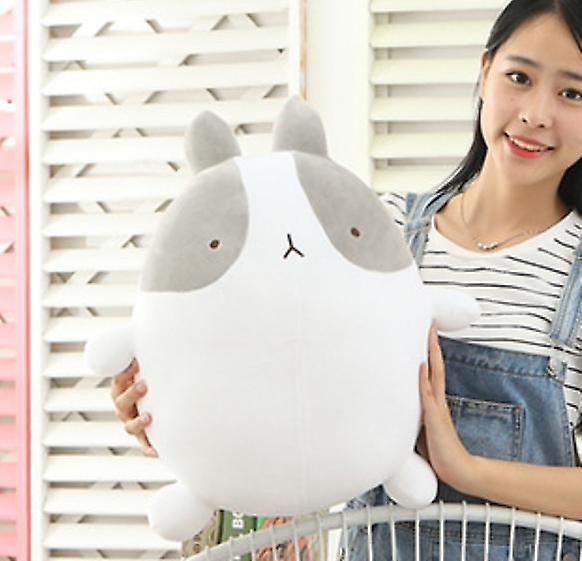 Baby Gift Sets 40cm Cute Molang Animal Rabbit Cuddly White Bunny Stuffed Doll Baby Plush Toy Doll Gray