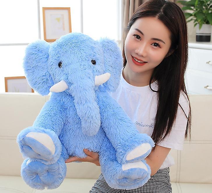 Baby Gift Sets 45CM Elephant Plush Toy Infant Soft For Sleeping Stuffed Animals Toys Blue