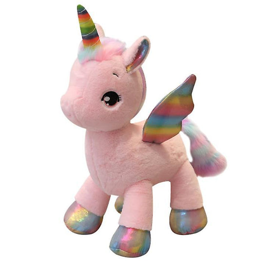 Baby Gift Sets 40cmMythical Unicorn Plush Toys Soft Stuffed Cartoon Animal Horse Baby Pillows Pegasus Dolls Pink