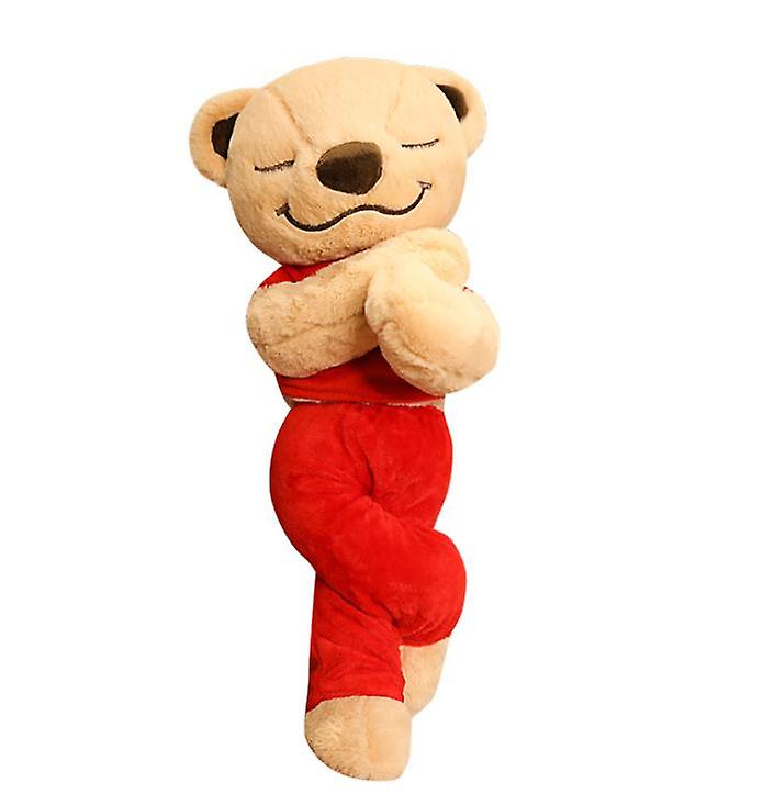 Baby Gift Sets 40cm Creative Yoga Dressed Bear Plush Toy Soft Stuffed Cartoon Animal Bear Doll