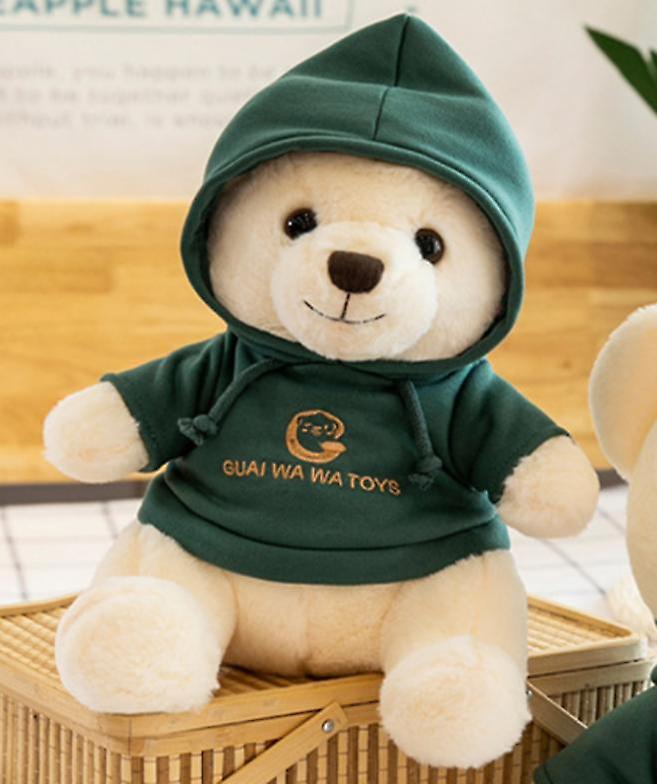 Baby Gift Sets 23cm High Quality Teddy Bear With Hoodies Stuffed Animals Plush Toys Doll Pillow Gifts