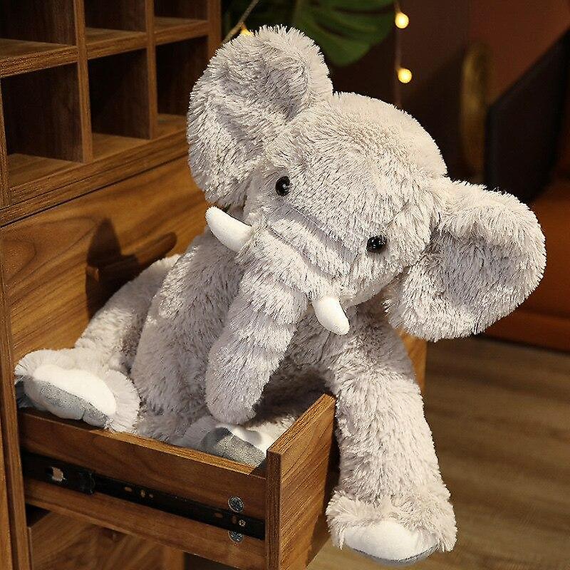 Baby Gift Sets 45CM Elephant Plush Toy Infant Soft For Sleeping Stuffed Animals Toys Grey