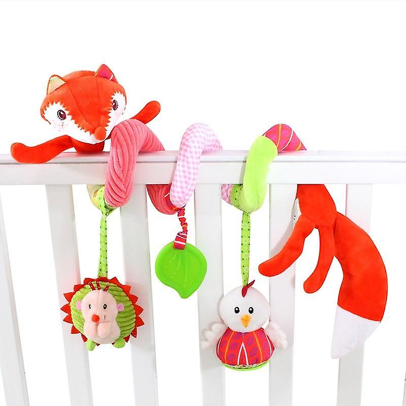 Baby Activity Toys Baby Toys Animal Cute Fox Newborn Infant Baby Plush Toys Bed Stroller Car Hanging Playing Toy