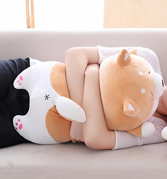 Baby Gift Sets 60cm Cute Fat Shiba Inu Dog Plush Toy Stuffed Soft Kawaii Animal Dolls Cartoon Pillow Lovely Gift