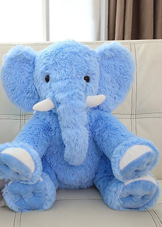 Baby Gift Sets 45CM Elephant Plush Toy Infant Soft For Sleeping Stuffed Animals Toys Blue