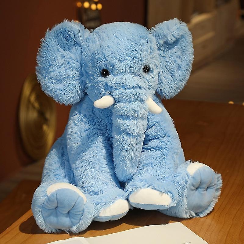 Baby Gift Sets 45CM Elephant Plush Toy Infant Soft For Sleeping Stuffed Animals Toys Blue