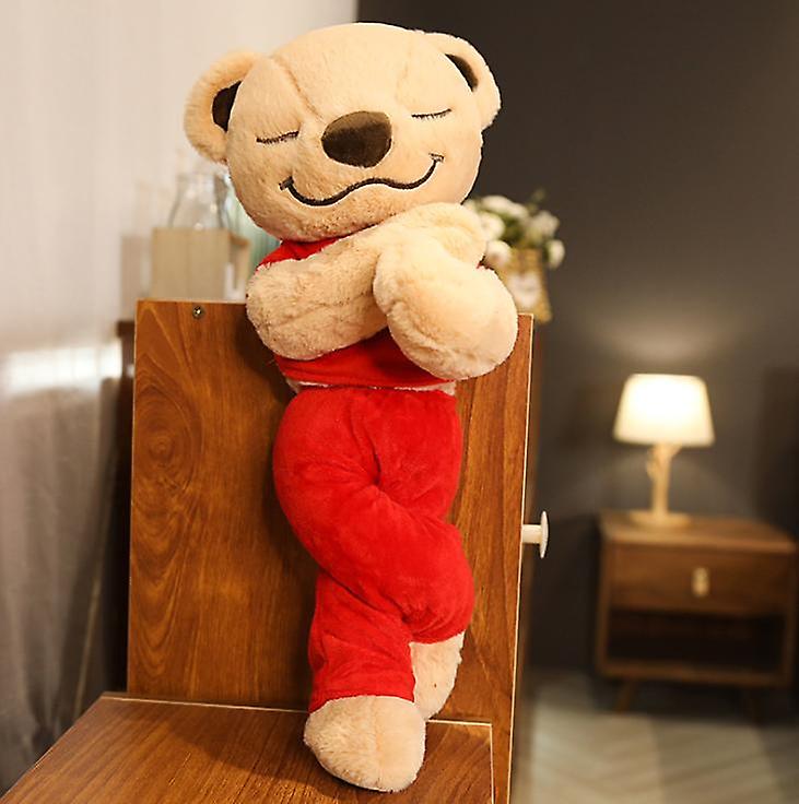 Baby Gift Sets 40cm Creative Yoga Dressed Bear Plush Toy Soft Stuffed Cartoon Animal Bear Doll